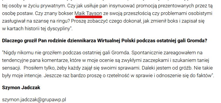 NAnalityk's tweet photo. Zagadka na weekend: kim jest Maik Tayson? Podobno to jakiś znany bokser, ale ja niestety nie kojarzę. Pomożecie się doszkolić? https://t.co/xdKifXrlRK