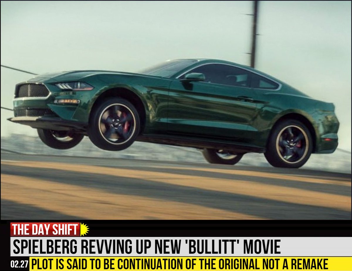 More than 50 years after the original #Bullitt aired, world renowned director/producer Steven Spielberg is bringing the next chapter to the silver screen. Stay Tuned!