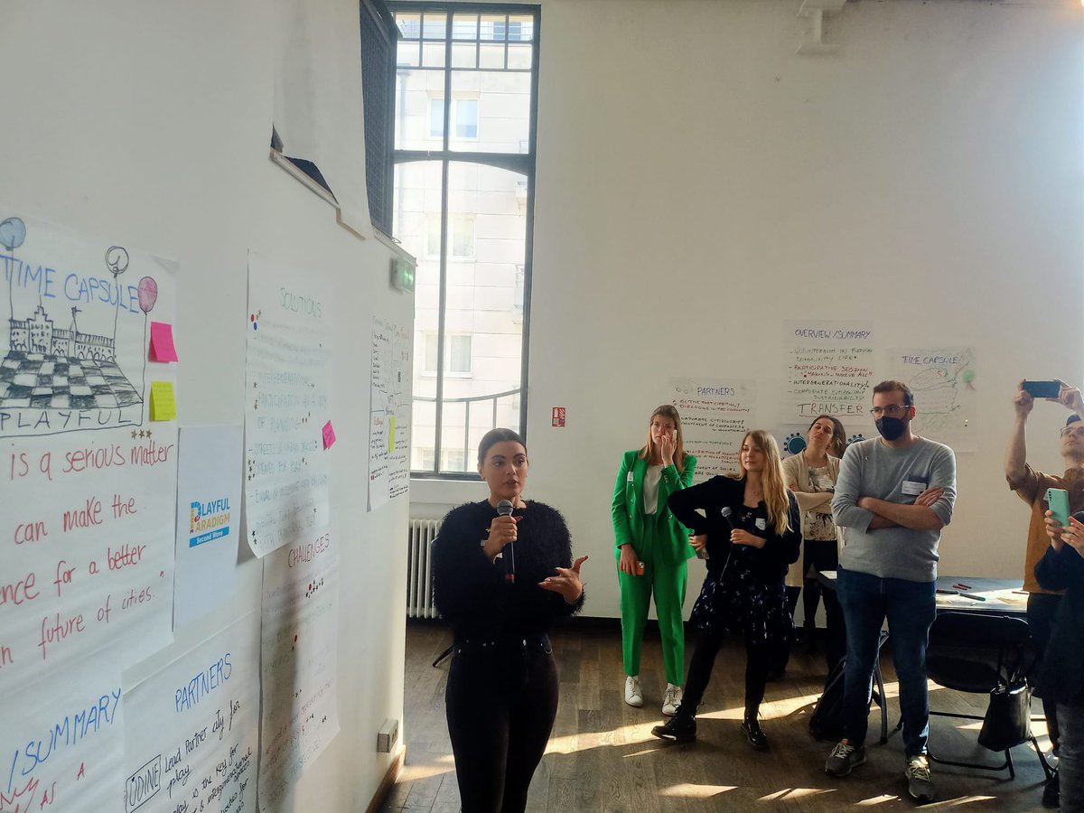 PlayfulParadigm's tweet photo. #PlayfulParadigm is an exciting #team, full of tips &amp; tools, challenges &amp; solutions for our #BetterCities activities! 🧩🛝
Stay Tuned! 🎯

@URBACT 
#TransferNetwork #play https://t.co/zdNXYoqQUo