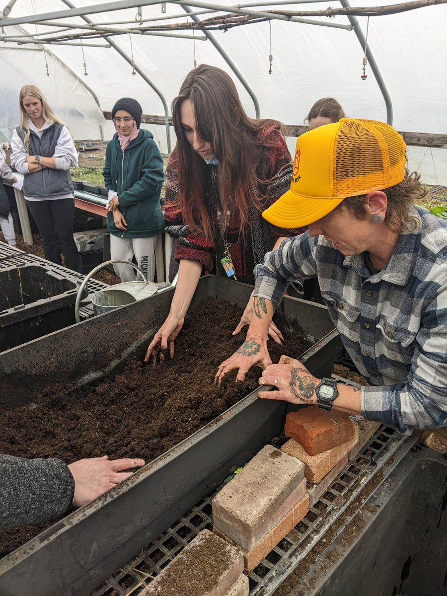 Another great day of Sustainability learning for <a href="/MaryvilleU/">Maryville University</a> SUST 150 students! Thank you <a href="/EarthDanceFARMS/">EarthDance Organic Farm School</a> ! #experientiallearning