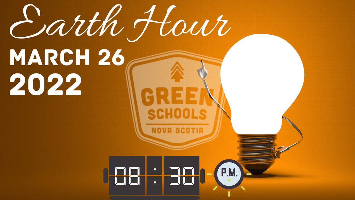 This Saturday March 26th at 8:30pm! Started by WWF and partners as a symbol for a huge lights-out event. Earth Hour is one of the world's largest environmental movements, held every year on the last Saturday of March
How will you be saving Energy during Earth Hour?
<a href="/efficiencyns/">Efficiency Nova Scotia</a>