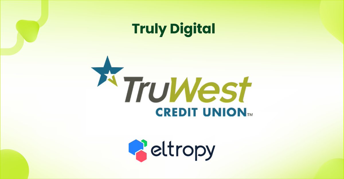 eltropy_inc's tweet photo. Thank you to Alan Althouse, Chris Kearney for the wonderful partnership.

Please help us in welcoming @TruWestCU to team #Eltropy! We are honored to be your #partner to make your #digitalcommunication truly special.

#WeGetTheMessage #FeatureFriday #fintech #omnichannel https://t.co/N9Oo7F7Kdm