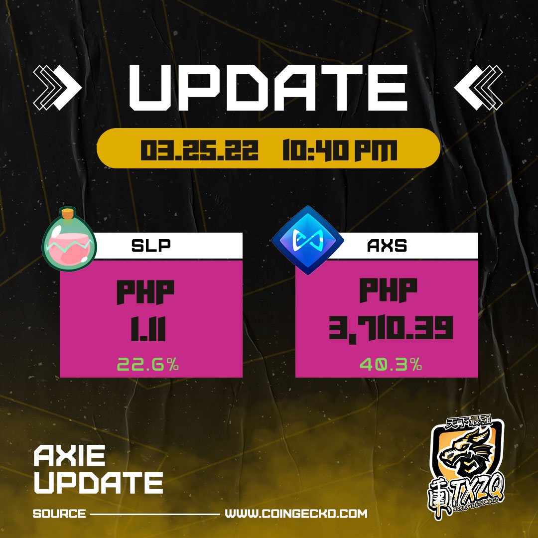 TXZQGuild's tweet photo. #TXZQPriceCheck | VIS still on its dip; SLP gaining momentum for an upward trajectory.
#BounceBackVIS
#BounceBackSLP
#StrongestUnderHeaven https://t.co/bVtOJEGrn1
