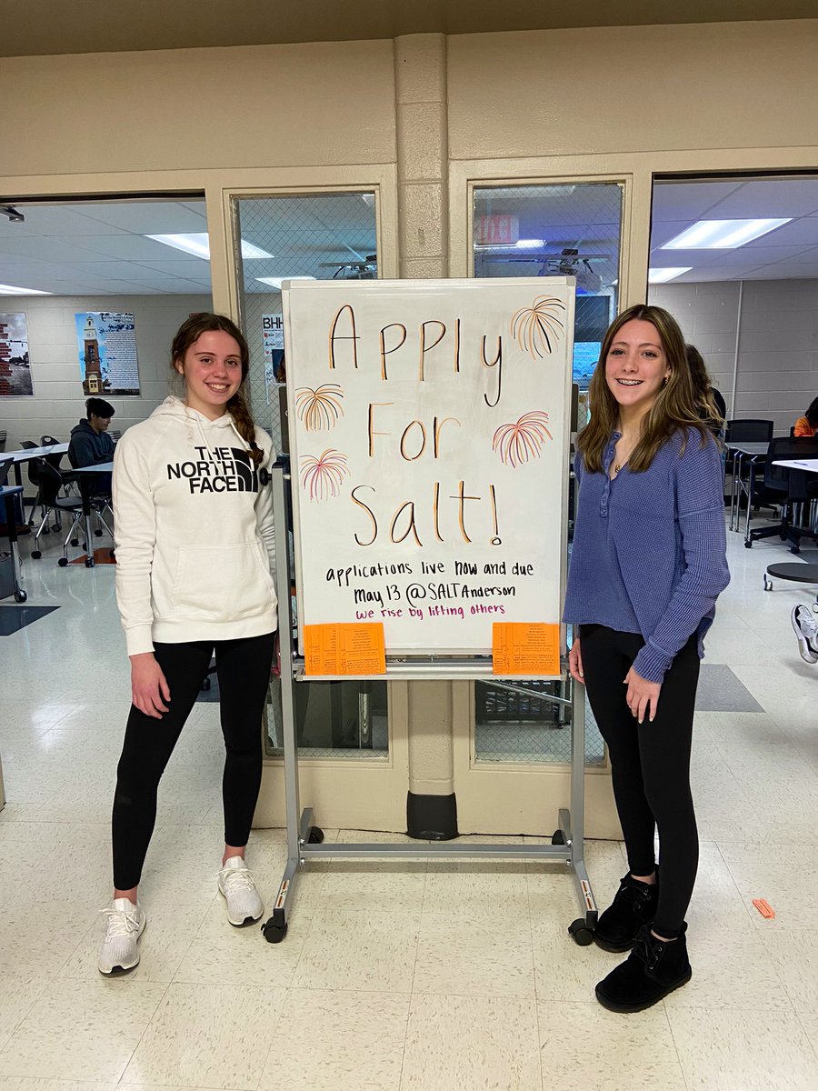 Coach Olson (@coacholson11) on Twitter photo Homeroom helpers were all over it again today!! Applications are OPEN for <a href="/SALTAnderson/">Anderson SALT</a>!! Homeroom helpers were all over it again today!! Applications are OPEN for <a href="/SALTAnderson/">Anderson SALT</a>!!