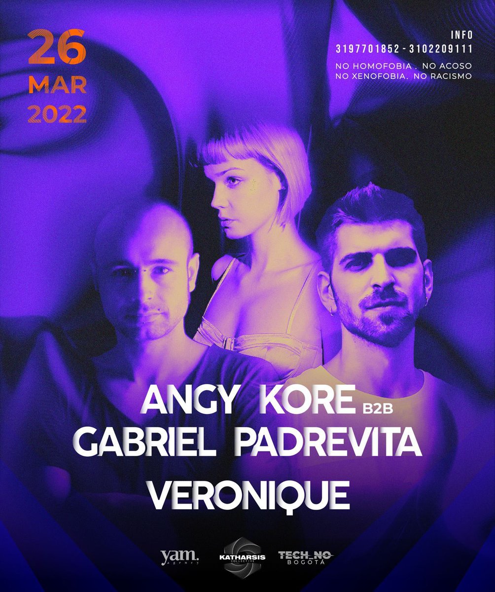 Angy Kore b2b Gabriel Padrevita + Veronique in Bogotá!
