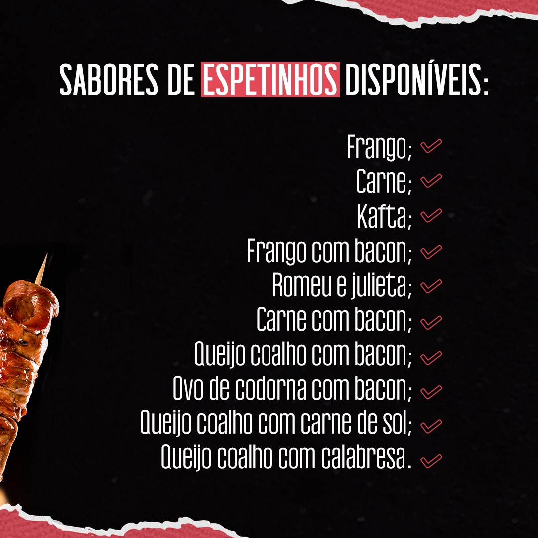 carnesecortespb's tweet photo. Vai fazer #churras neste final de semana e não quer ter o trabalho de cortar sua carne? Os nossos espetinhos são a solução!

São vários sabores de espetinhos para você economizar seu tempo na hora fazer o churrasco para a família

Saiba mais https://t.co/8ktCFbVZI3
#carnesecortes https://t.co/VfyxeSZVj6