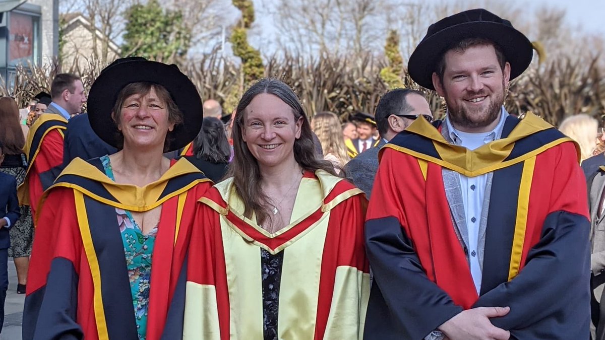 So very proud to attend the graduation of my PhD students, <a href="/AidanFitzsimon3/">Dr Aidan Fitzsimons</a> and <a href="/cnishe/">Caitríona</a>, this morning in <a href="/DCU/">Dublin City University</a>! A great day for <a href="/DCUMaths/">DCUMaths</a> - they have both been a pleasure to work with over the past few years and it was wonderful to celebrate in person!