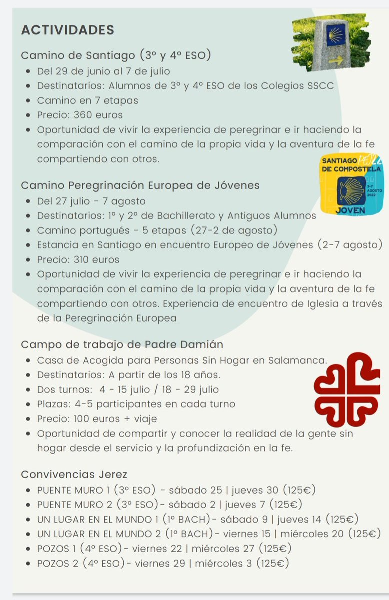 SomosContigo's tweet photo. Estas son nuestras actividades para este #veranosscc https://t.co/taDI27AMcC