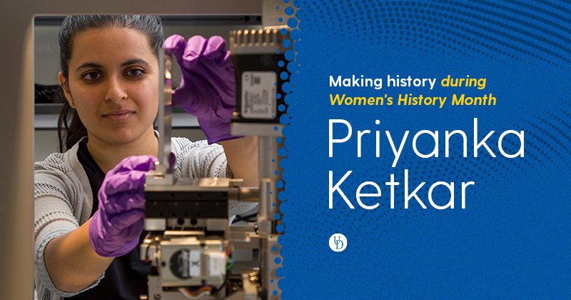 UD Engineering on X: Congrats to PhD candidate Priyanka Ketkar
