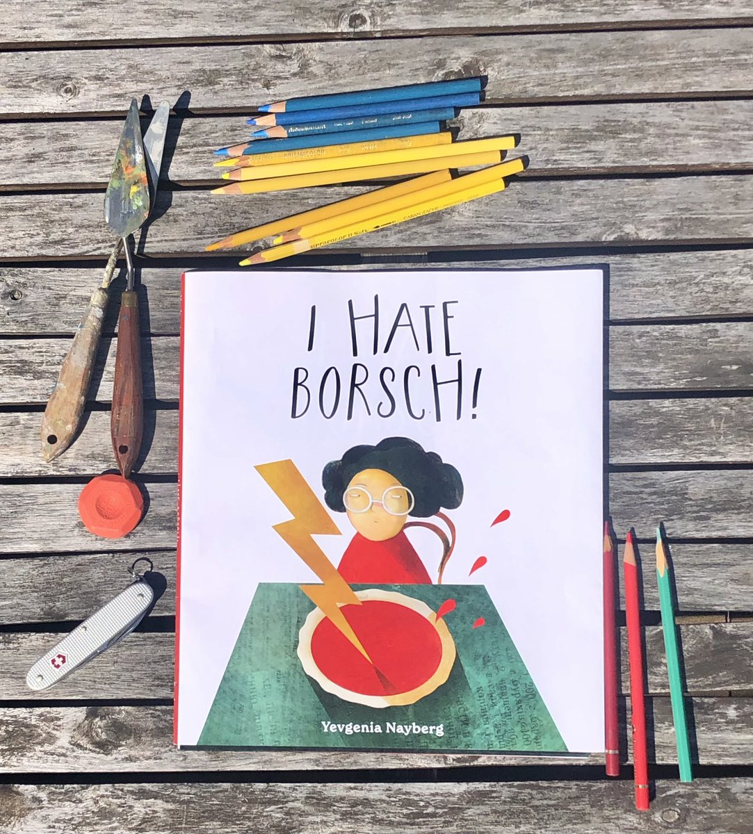 znayberg's tweet image. Now through June 30, proceeds go to Ukraine relief efforts. 
“ Witty and poignant, I Hate Borsch! will encourage readers to ponder how history, heritage, and food can shape our identities”-@ebyrbooks 
#ukraine #StandWithUkraine