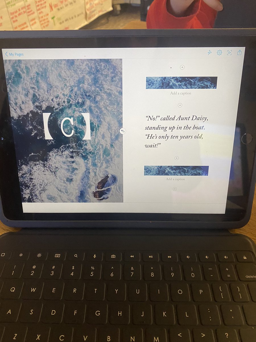 MrsPettit8's tweet photo. Using @AdobeSpark and @Seesaw to create an end of novel project. Students are writing and illustrating a picture book titled “The ABC’s of I Survived the Sinking of the Titanic, 1912.” https://t.co/7SP6Cqh5ey