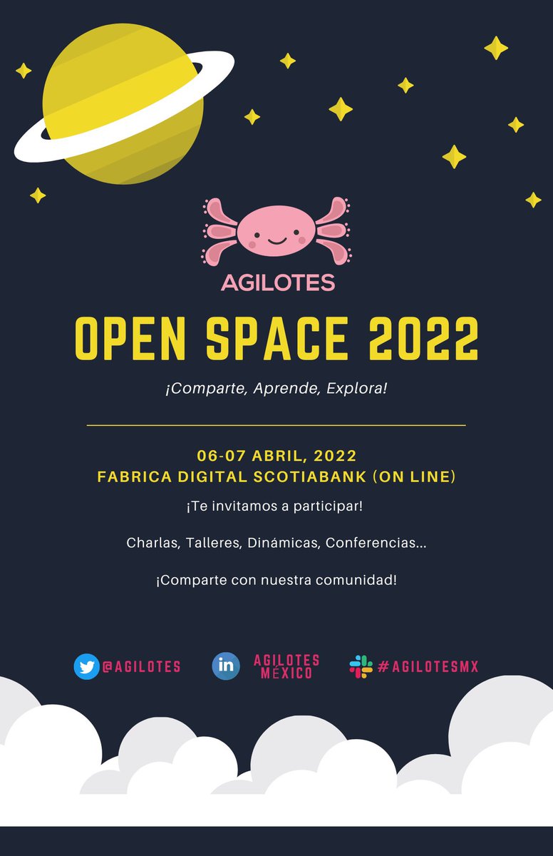 deadilote's tweet photo. ¡Ven y conócenos! #agilotes https://t.co/9yz2KTMxJJ