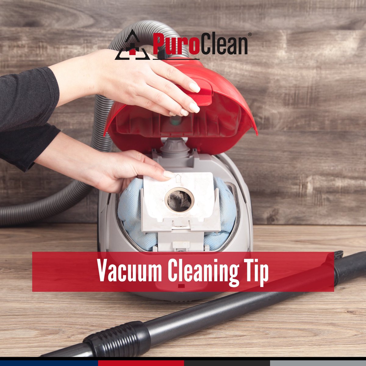 To keep your vacuum in top shape, make sure to clean it on a regular basis. Replace the bag, clean the dust cup, and replace/wash filters. Remove any threads tangled in the brush with a scissors or seam ripper.
#CleaningTip #CleaningHacks #Cleaning