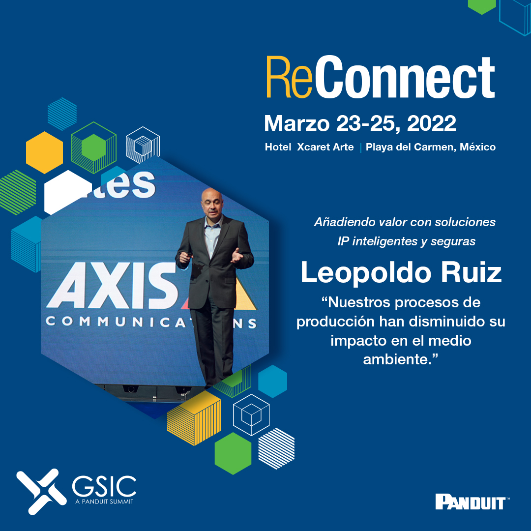 PanduitLATAM's tweet photo. 📷 Leopoldo Ruiz, Regional Director de Axis platicando sobre la ardua labor que se realiza para brindar soluciones a través de la implementación de tecnologías de IP e inteligencia artificial.

#ReconectaGSIC #Innovación #Tecnología #Conexión #GSIC #Panduit #ConozcaPanduit https://t.co/OJJaG07dtg