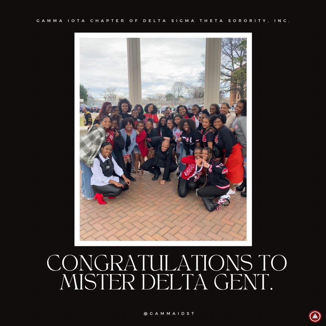 GammaIDST's tweet photo. The ladies of the Gamma Iota Chapter of Delta Sigma Theta Sorority, Inc. would like to congratulate our Mister Delta Gent, Zion Walker, on becoming a Spring ‘22 Initiate of the Gamma Iota Chapter of Alpha Phi Alpha Fraternity, Inc.! Congratulations, Zion❤️💛🖤 https://t.co/kL89rBwVua