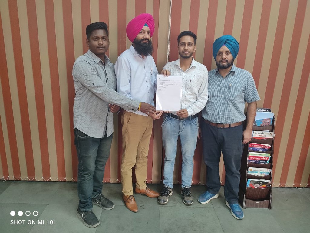 NavdeepakSandhu's tweet photo. Two teams of @IKGujralPTU Main Campus, Smart Stick (SAATHI) &amp; Self Defence System for Women bagged 2nd &amp; 3rd position (North India) in Innovative Project Exhibition during Techzibition organised by Cognizance, IIT Roorkee.

Congratulations to both the teams ... 👍 https://t.co/10lgoK08Dp