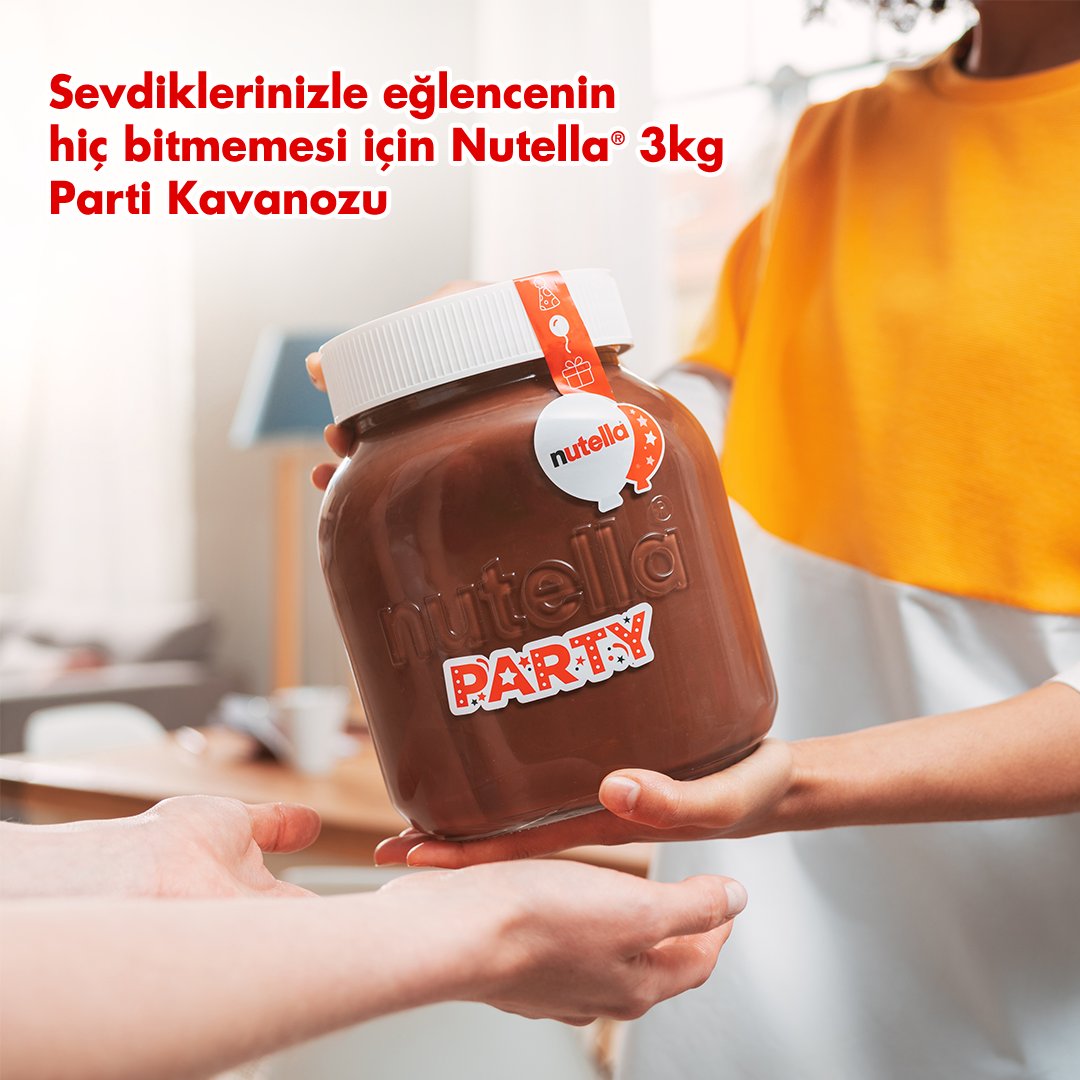 Sevdiklerinle mutluluğun tadını paylaşmanın yepyeni yollarını keşfet: 21 mini Nutella® kavanozu içeren Nutella Arkadaş Serisi ve 3 kg'lık Nutella® Parti Kavanozu.🤩
Bu özel seri ürünleri online’dan tek tıkla satın alabilirsin. ☺️