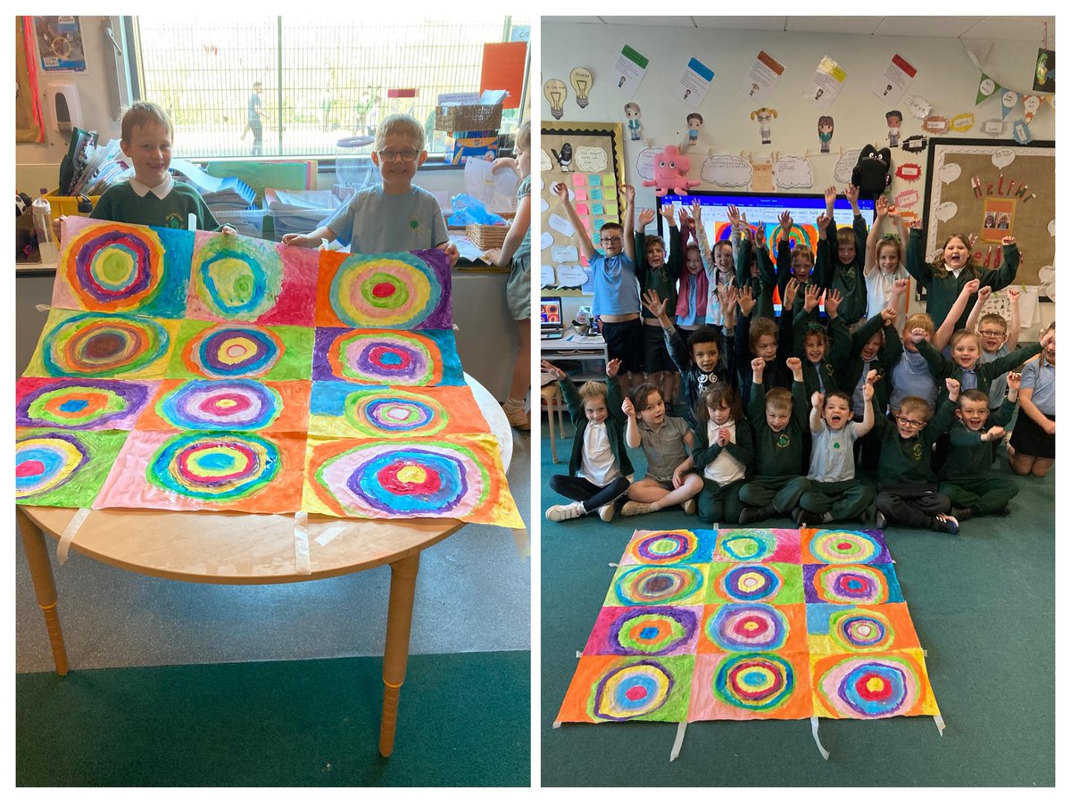 michell41904044's tweet photo. Some lovely collaborative artwork in Year 2 this afternoon! #expressivearts #numeracy https://t.co/7onwIChlWe