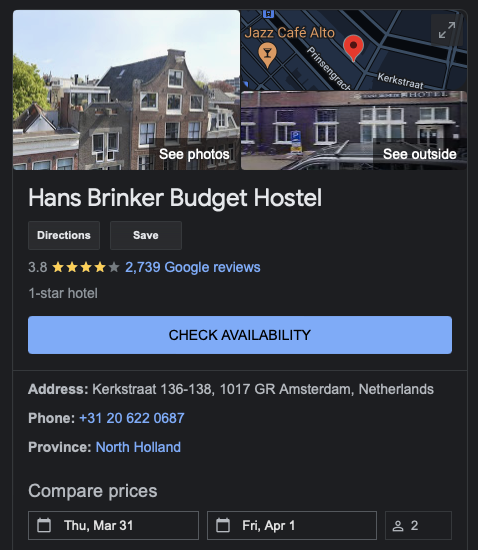 RobButler's tweet photo. @AlxSabourin @MelanieSulliva1 @terryoinfluence .@terryoinfluence is discussing the future belonging to counterintuitive thinkers.
Take the Hans Breaker Hotel in Amsterdam, they dared to break the rules and they prospered.
3.8/5 on Google, at the worst 1-star hotel in the world.
#CCOBCC https://t.co/jjGTNJGHnU