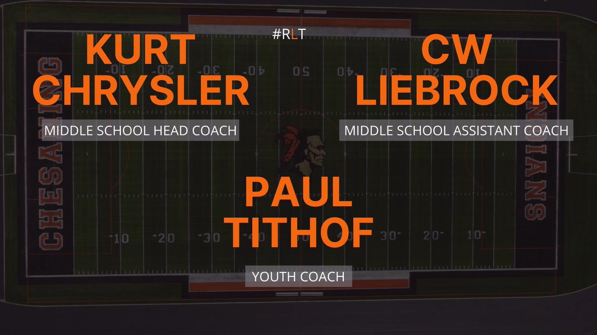 Introducing our Middle School Coaches, and Youth Director. #RLT