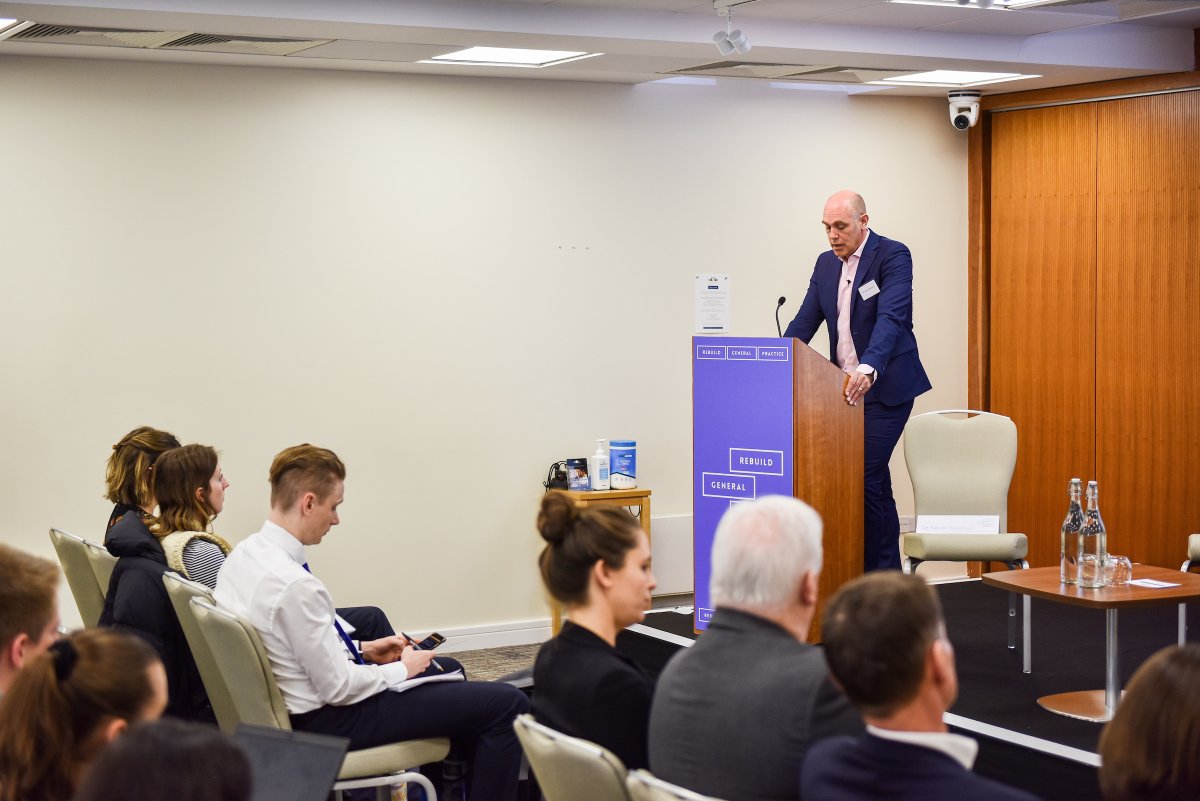 🗣 <a href="/KieranLincsGP/">Kieran Sharrock</a> in his keynote launch speech on Monday: "I have treated families across generations watching their kids grow up, and their adults grow old, preventing illness, and supporting them through whatever they face. It is a relationship of trust, and lifelong care."