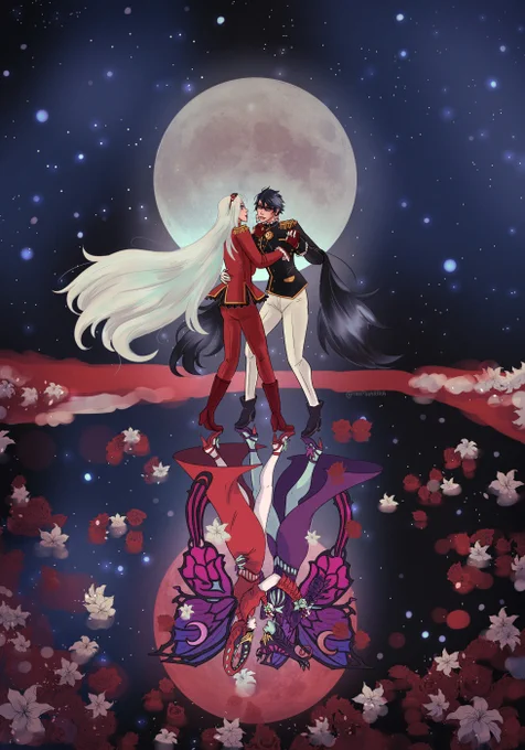 bayojeanne &amp; their madamas based on the dance scene in the utena movie #Bayonetta 