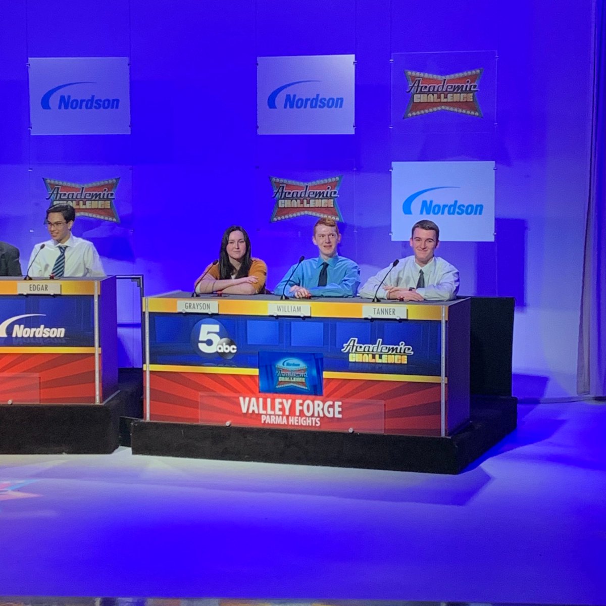 ParmaSchools's tweet photo. Tune in to Channel 5 tomorrow, Saturday, April 2 at 11:30 AM to see Valley Forge High School Academic Challenge Team take on Hoover and Green High Schools! Good luck students! #PCSDProud #GoForge https://t.co/OHgf6zdaAK