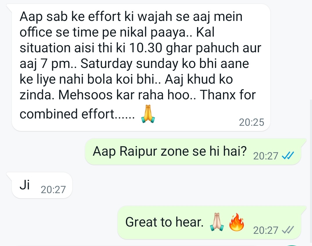 alashshukla's tweet photo. This is what bankers can do..
Jab tak ladoge nahi.. Jeetoge kaise??

Utho lado..

Kal sabne efforts kiya aur dekho..
Aaj koi target nahi koi late dayend nahi. 

👏💪

#Teamwork https://t.co/A1p5u61eHo