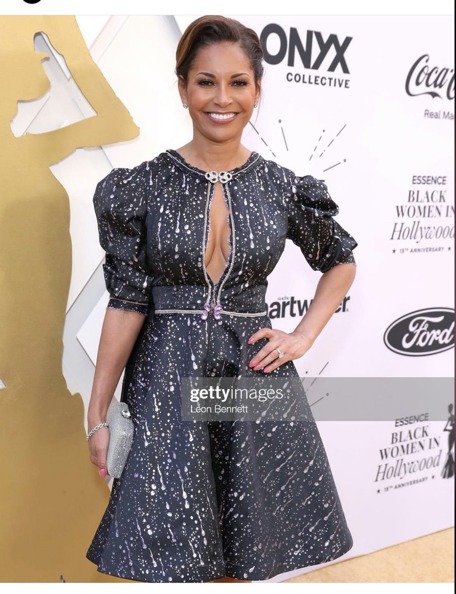 #Actress #TVandMovie #Director & #Producer @sallirichardson Looking Gorgeous 🥰🥰🥰🥰 strut the yellow carpet last night at the Essence Black Woman in Hollywood Awards wearing RC Caylan Ateliér ✨Ari mini dress from S/S 22 Ready Couture Collection Look available @regardstylehous
