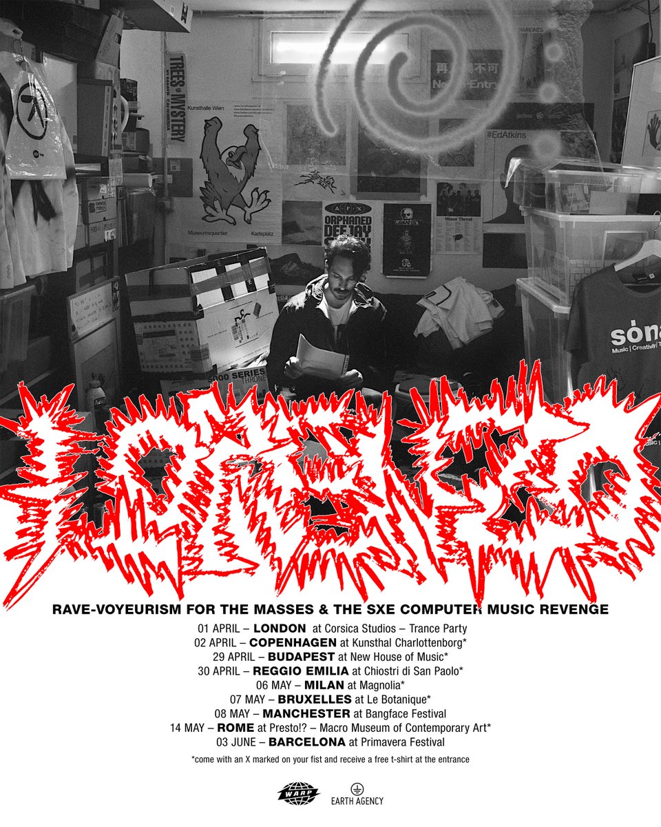 Spring 2022 with <a href="/LorenzoSenni/">Lorenzo Senni</a> ❌❌❌

*come with an X marked on your fist and receive a free t-shirt at the entrance