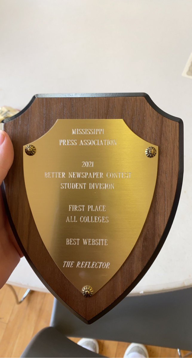 Joshua Britt (@shuabritt) on Twitter photo Yesterday, <a href="/reflectoronline/">The Reflector</a> took home 27 awards at the O.C. McDavid Journalism Conference. Among those awards won was “Best Website,” something I am honored to have been working towards! So proud of us all! Yesterday, <a href="/reflectoronline/">The Reflector</a> took home 27 awards at the O.C. McDavid Journalism Conference. Among those awards won was “Best Website,” something I am honored to have been working towards! So proud of us all!