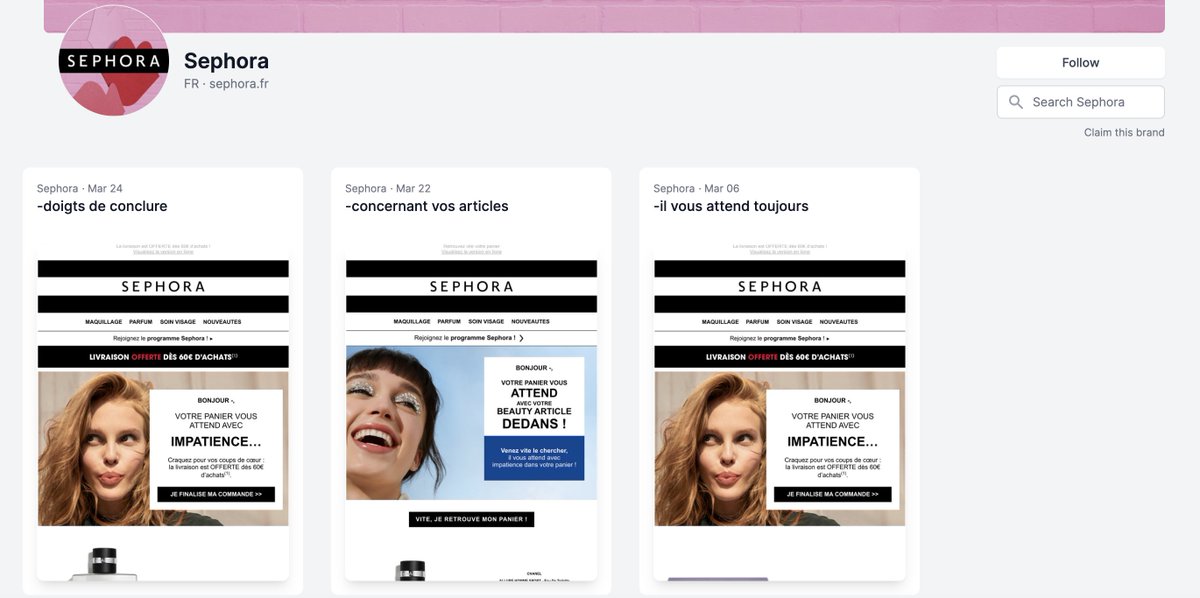 A la recherche d'un outil formidable pour suivre les publicités de marques concurrentes....

En plus sous forme de dashboard  et... gratuitement 
On a la solution ;) 

Si vous souhaitez découvrir l'outil, manifestez-vous dans la partie commentaire