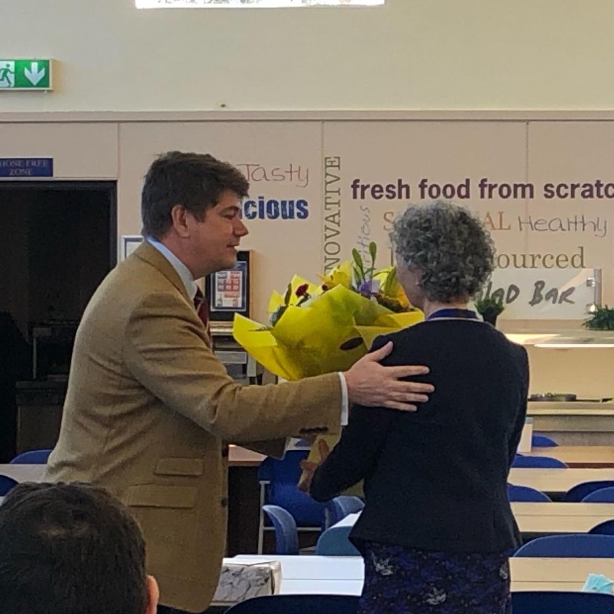 Today we wished Mrs Holland a very happy retirement after 21 years (and one term!) at Strathallan 🎉 
Her dedication, friendship, musicianship and humour have made a lasting impact, and we have no doubt that her talents will continue to inspire. Best wishes from all of us!