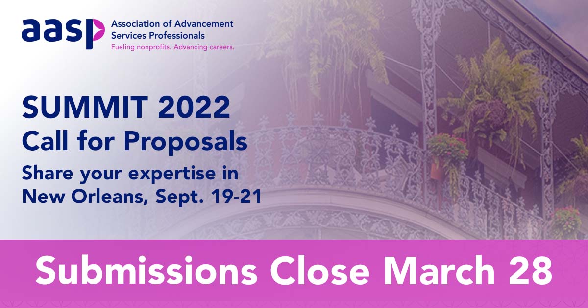 Monday, March 28 is the last chance to submit your presentation proposal for #aasp2022 in NOLA! Help us drive down the 'Pathways to the Future; Excite, Transform, and Lead'
- we can't wait to hear from you! zcu.io/TDMb