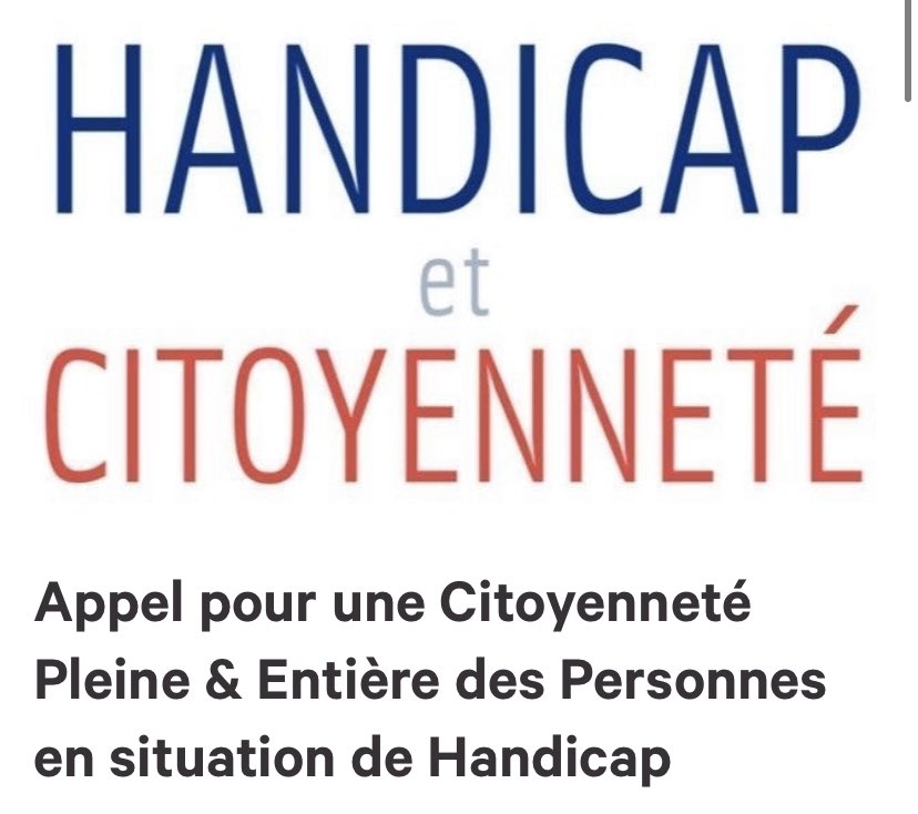 ✍️ Appel aux signatures
📌 Pour une reconnaissance pleine et entière d'une réelle citoyenneté pour les personnes en situation de handicap
👉 change.org/p/appel-pour-u…