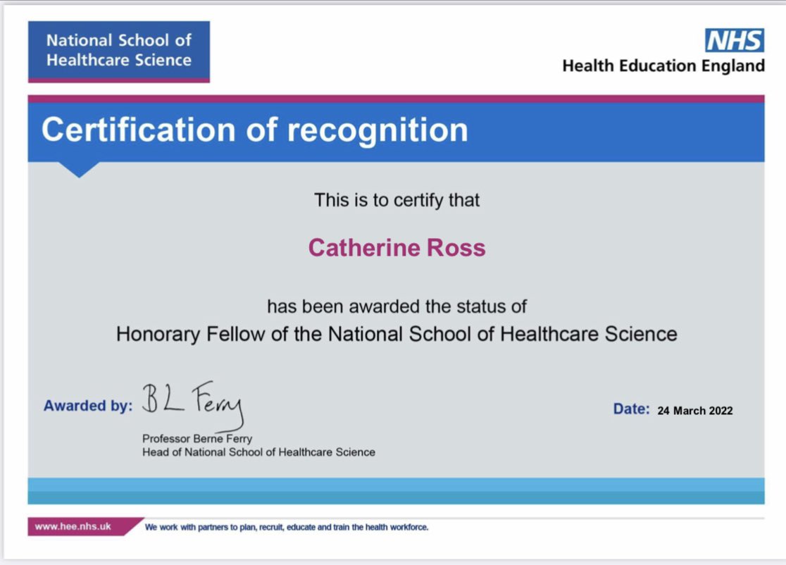 Prof Catherine Ross tweet media