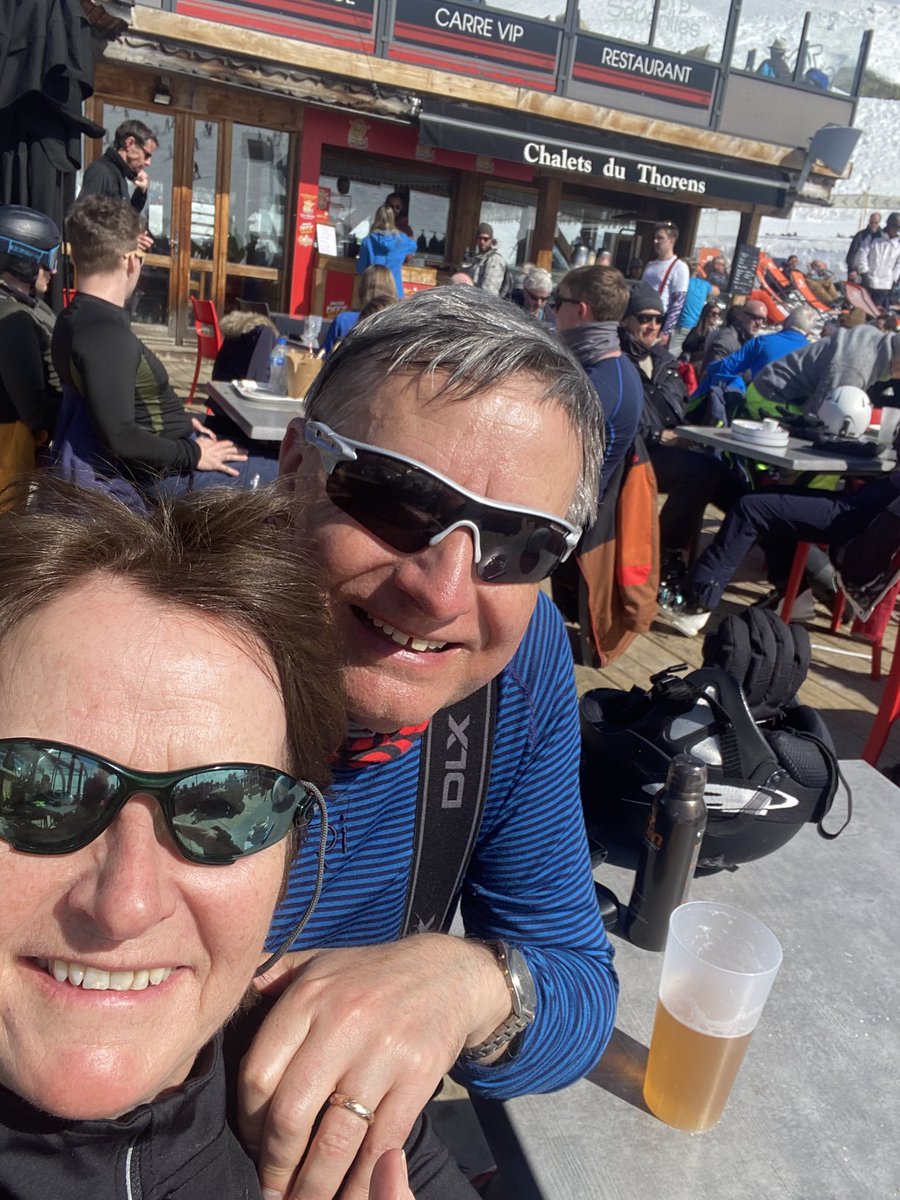 First ski holiday in two years draws to an end 😠 but … no manic Monday to look forward to 😀#retirement