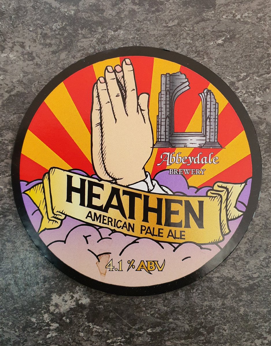 . <a href="/AbbeydaleBeers/">Abbeydale Brewery</a> Heathen has been put on the growler fill 🍻