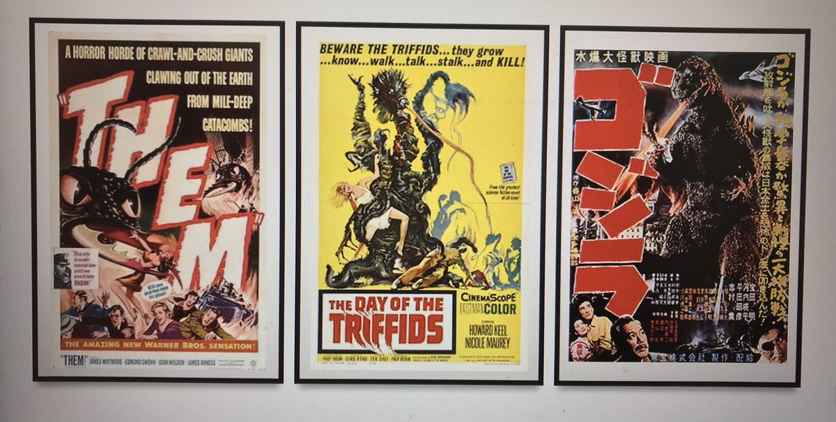 Kate Moloney kicking off our Weird event by exploring the fears of the nonhuman and natural world during the 50s and 60s - “nature strikes back”! #MidsPopWeird