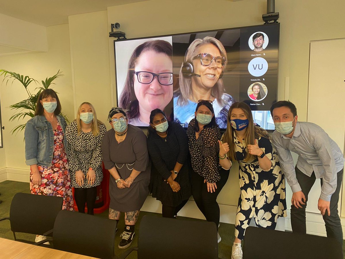 RCNStudents's tweet photo. We had a bit of trouble stopping talking but we are done! So amazing to have our first (semi) in-person meeting since pre-pandemic days. https://t.co/J9YQEPbF7S