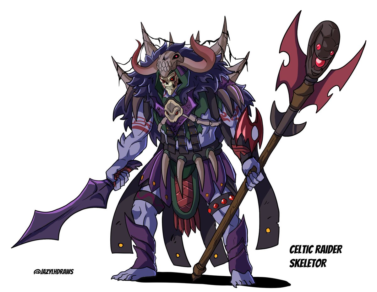 Jazyl Homavazir (@jazylhdraws) on Twitter photo Celtic Raider Skeletor is ready to haunt you in your nightmares.👻 Had a lot of fun with this design for <a href="/MOTUdrawing/">MOTUdrawingchallenge</a> what do yiu guys think? #MOTU #MastersoftheUniverse #skeletor #conceptart Celtic Raider Skeletor is ready to haunt you in your nightmares.👻 Had a lot of fun with this design for <a href="/MOTUdrawing/">MOTUdrawingchallenge</a> what do yiu guys think? #MOTU #MastersoftheUniverse #skeletor #conceptart