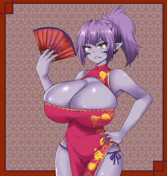 ナガレさん(@Nagare_K1)のチャイナドレス衣装
再掲

ファンアートです…本当だよ? 