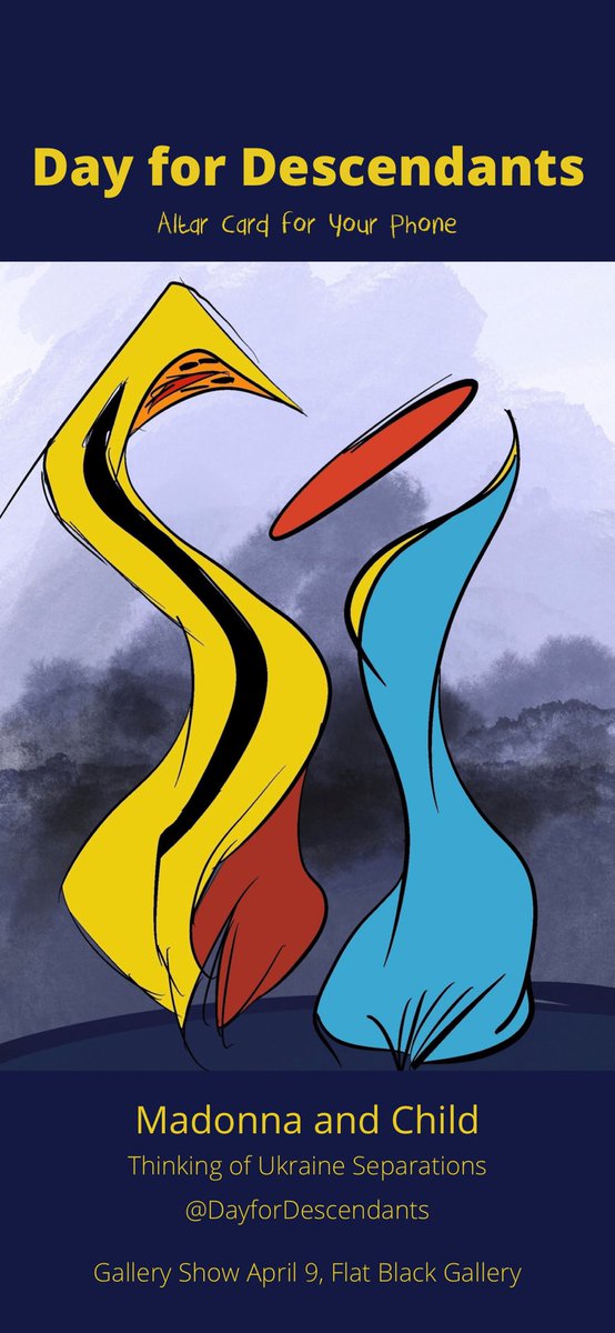 ParioArt's tweet image. Day for Descendants Altar and Art Show — April 9 at Flat Black Gallery, Palm Desert, CA. @FlatBlackshop1 
Here is an ‘anywhere/anytime’ altar card for your phone screens. 
#DayforDescendantsAltars  #FlatBlackShop