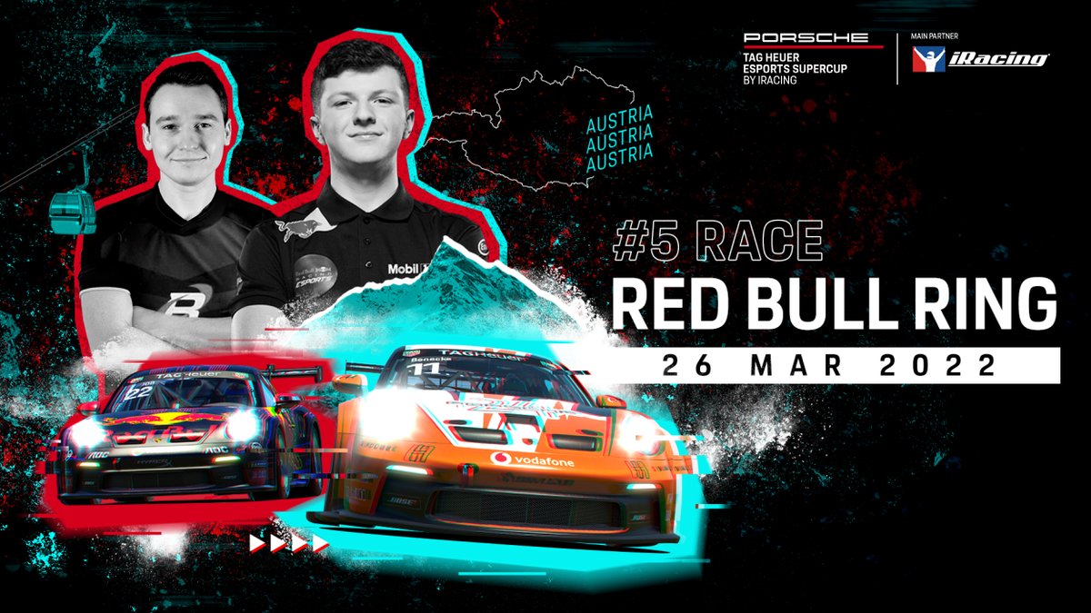 #PESC – Red Bull Ring welcomes the #Porsche <a href="/TAGHeuer/">TAG Heuer</a> Esports Supercup by <a href="/iRacing/">iRacing</a> 2022 for the first time this Saturday. Will @G2Sebi from <a href="/RedBullRacing/">Oracle Red Bull Racing</a> get closer to winning his share of the $200.000 season prize money on his team’s home turf?

#NeverNotRacing