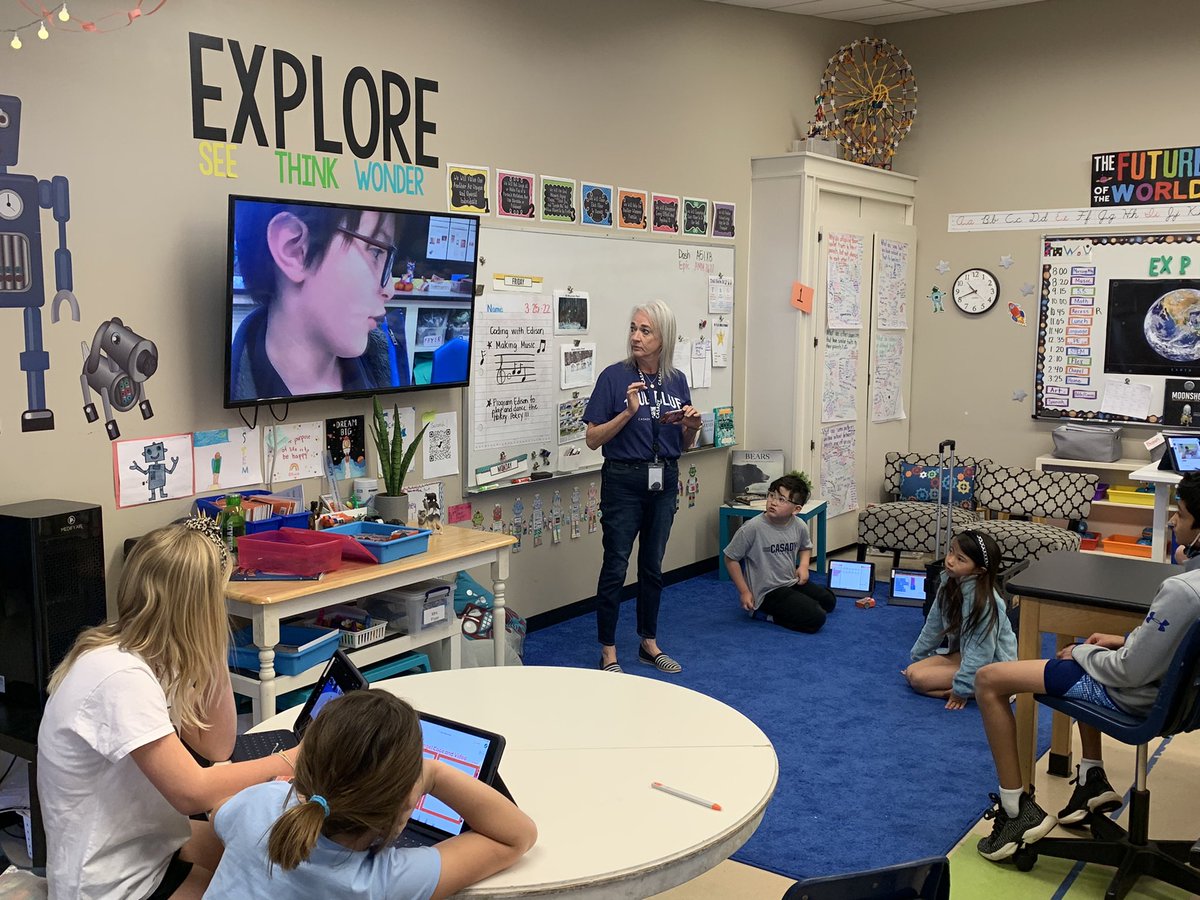 Wes Fryer, Ph.D. 🌎🎙🚀 (@wfryer) on Twitter photo 3rd graders in <a href="/sfryer/">Shelly Fryer (she/her) ☕️</a>’s class are #coding <a href="/EdisonRobots/">Meet Edison</a> with <a href="/scratch/">Scratch Team</a> #edscratch - “The Hokey Pokey” #stem #oklaed 3rd graders in <a href="/sfryer/">Shelly Fryer (she/her) ☕️</a>’s class are #coding <a href="/EdisonRobots/">Meet Edison</a> with <a href="/scratch/">Scratch Team</a> #edscratch - “The Hokey Pokey” #stem #oklaed