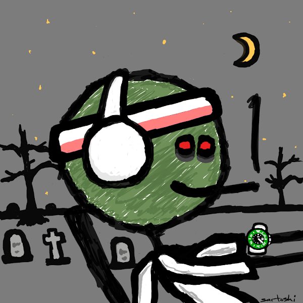 My zombie felt alone lately so I had to find him a fren. 

<a href="/sartoshi_nft/">@sartoshi_nft</a> 🤝