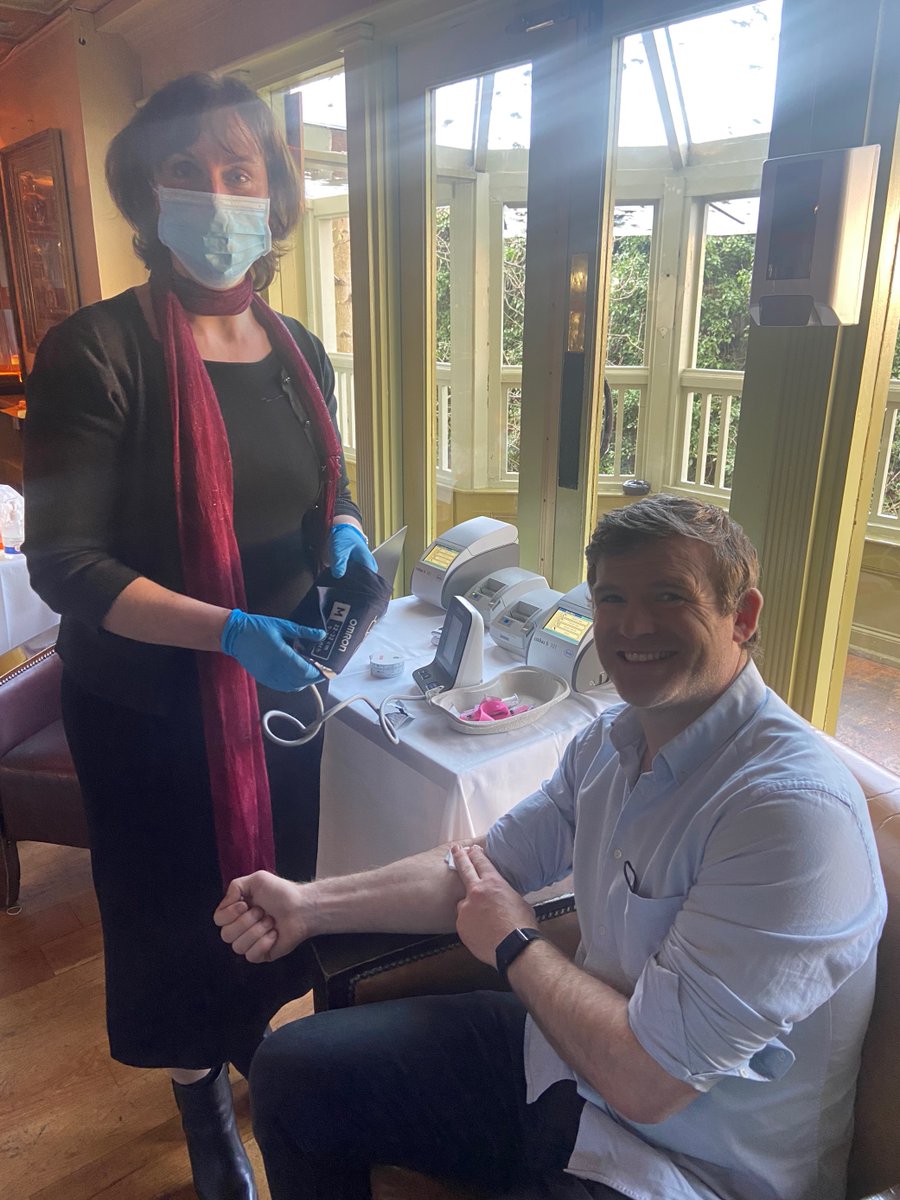 Gordan Darcy getting his <a href="/FullHealth/">FullHealth</a> Medical at the National Digital Health Innovation conference in Tullamore this afternoon #STAYLEFTSHIFTLEFT