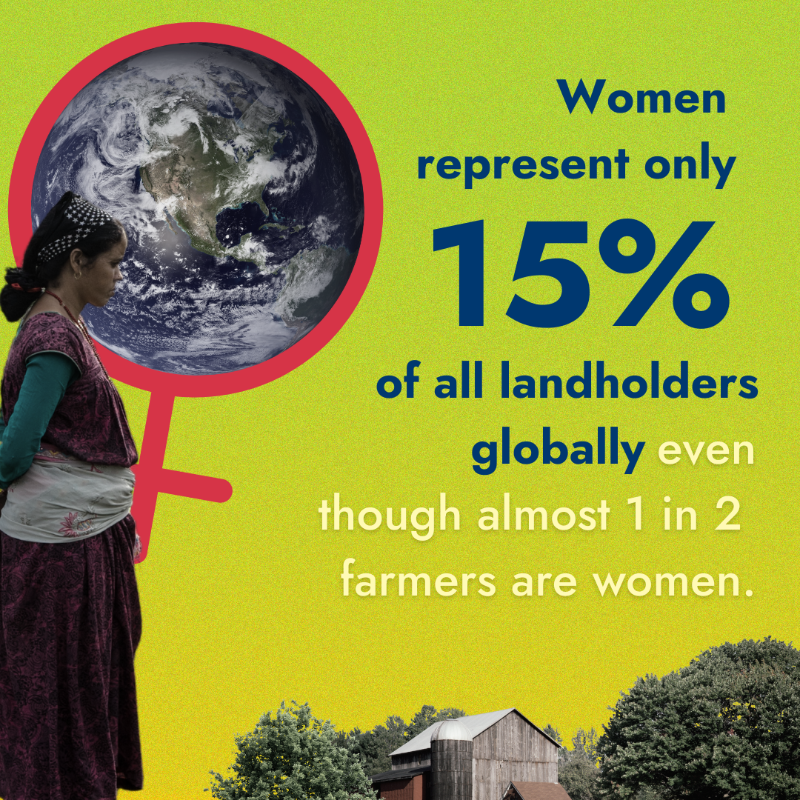 IFAD's tweet photo. Rural women can lead the way to a sustainable future, but inequalities are holding them back.

Here is why we must change course &amp; how to do it 👇