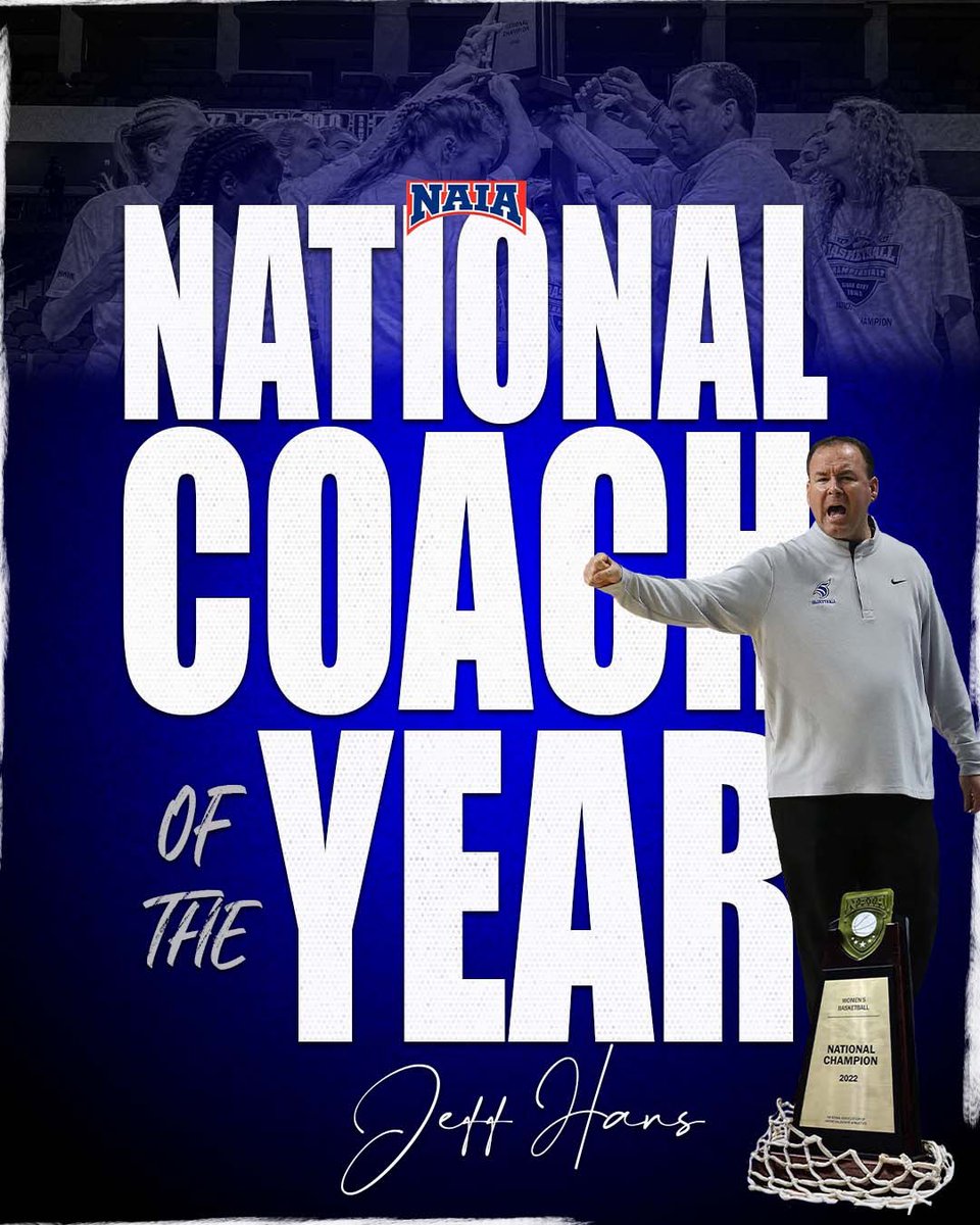 Congrats to Head Women's Basketball Coach Jeff Hans on being named the 2022 NAIA National Coach of the Year. <a href="/TMWBasketball/">Thomas More Women's Basketball</a> <a href="/coachjeffhans/">Jeff Hans</a> 

#LetsGoSaints