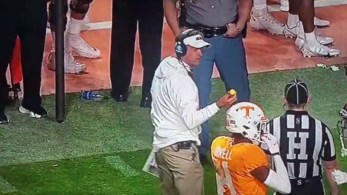 Brad Logan on Twitter "Ole Miss head coach Lane_Kiffin is throwing out the ceremonial first